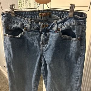 Paris Blues Straight Leg Light Wash Jeans